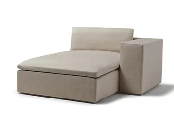 PUZZLE - Upholstered fabric day bed by La Cividina - view 2